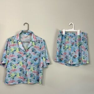 Skinny dip Hawaii Women's Button Down Set